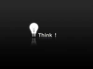 THINK ! background