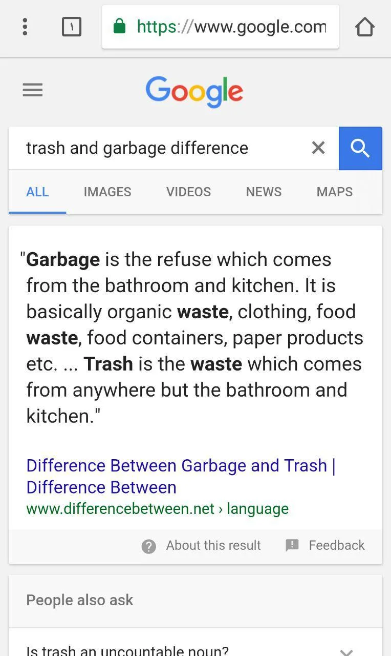 پیدا کردن معنی کلمات در گوگل