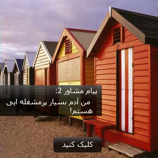 من آدم بسیار پرمشغله ایی هستم! نمی توانم زبان بخوانم.
