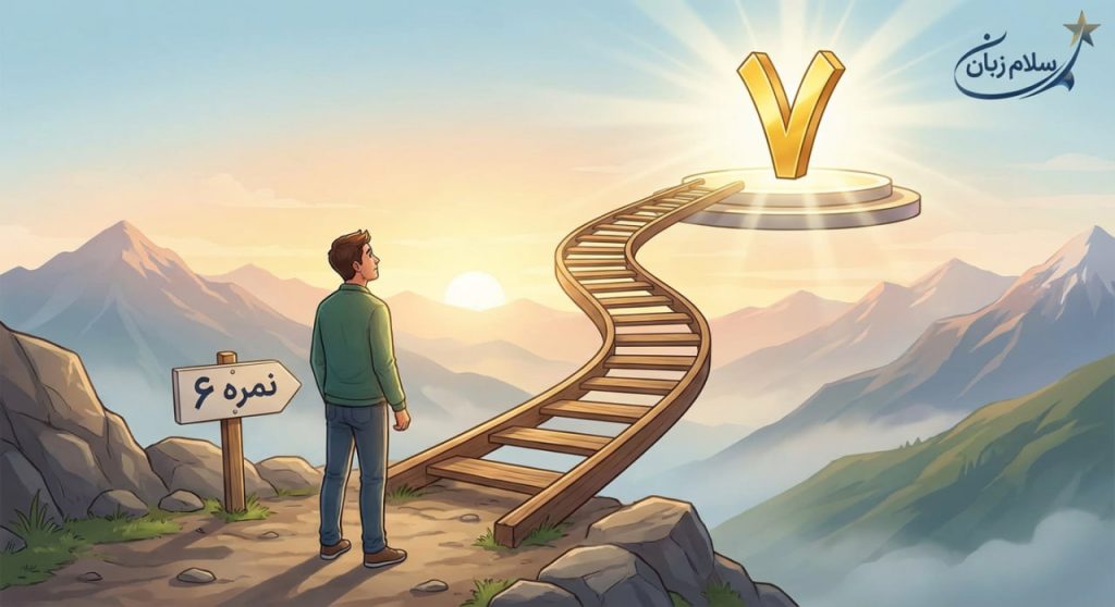 از نمره 6 به 7 آزمون آیلتس