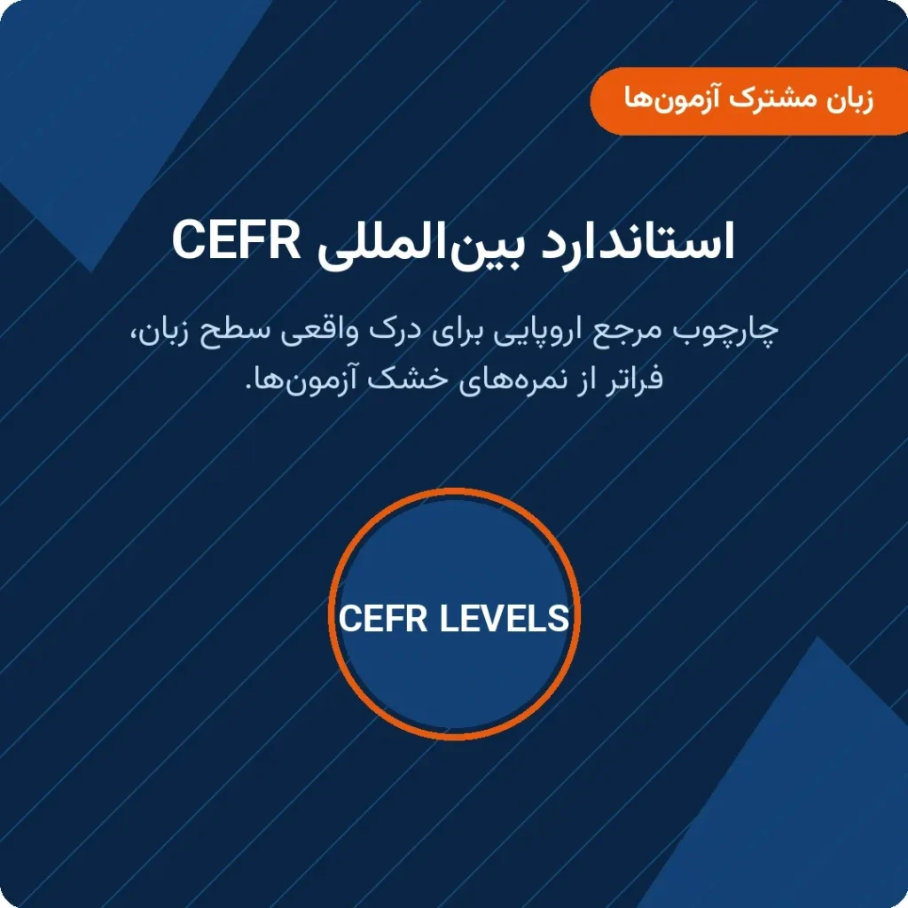 معرفی استاندارد بینالمللی CEFR به عنوان چارچوب اروپایی برای درک واقعی سطح زبان