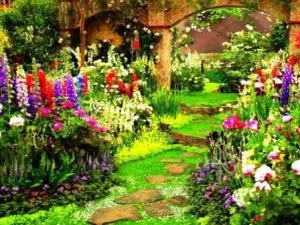 داستان کوتاه انگلیسی باغ گل من