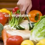 cut vegetables