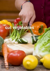 cut vegetables