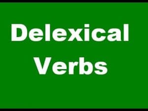 Delexical verbs چیست؟ که به عنوانempty verbs, short verbs, light verbs