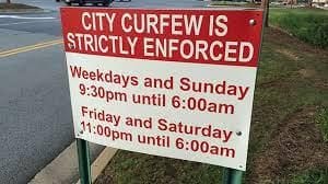 curfew 