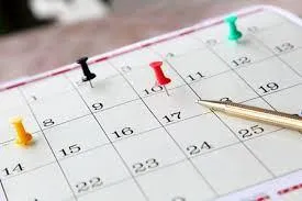 slate=schedule; plan.