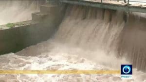 Flooding in Pakistan displaced hundreds of families