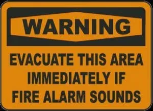 Evacuate