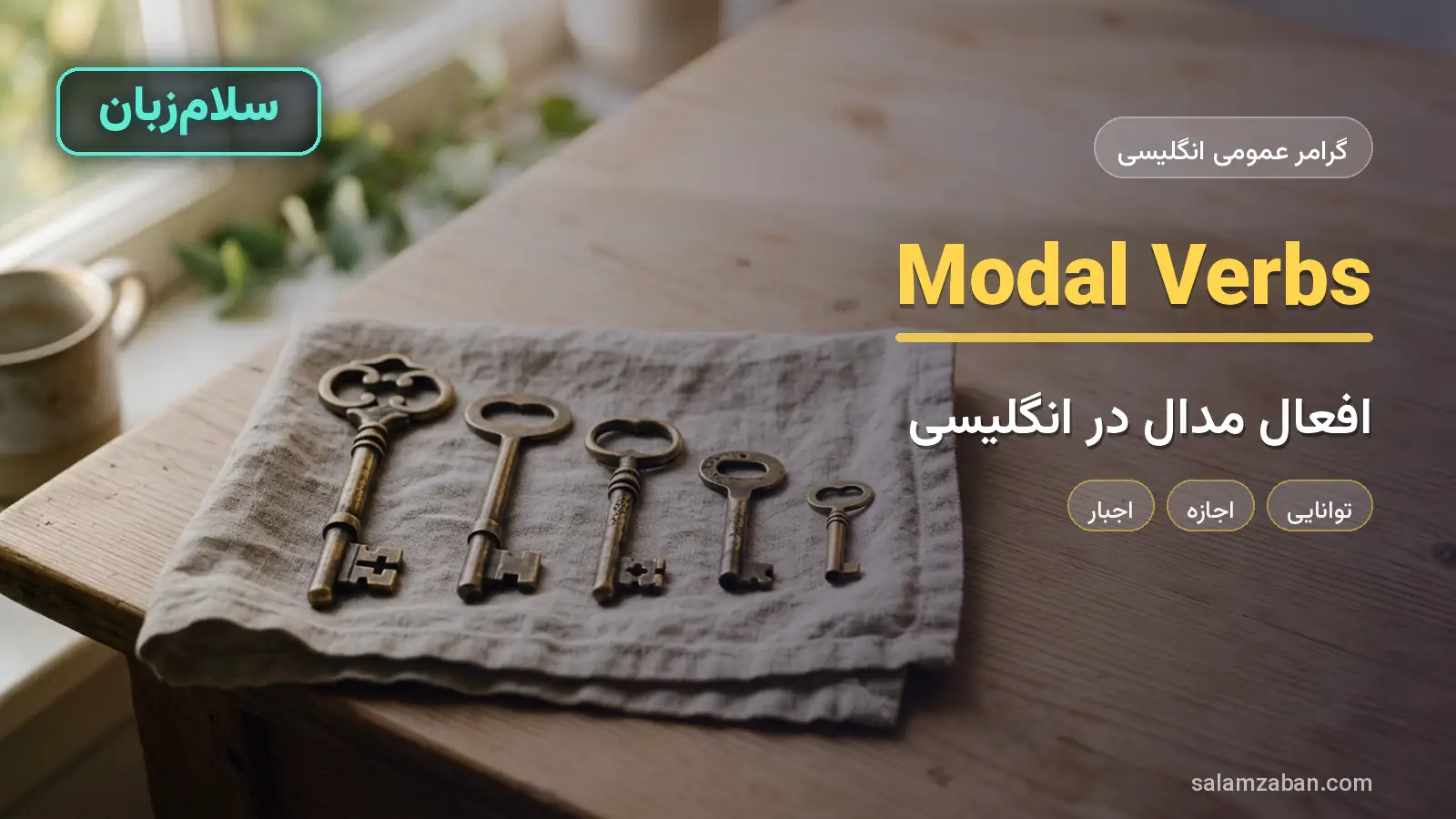 افعال مدال