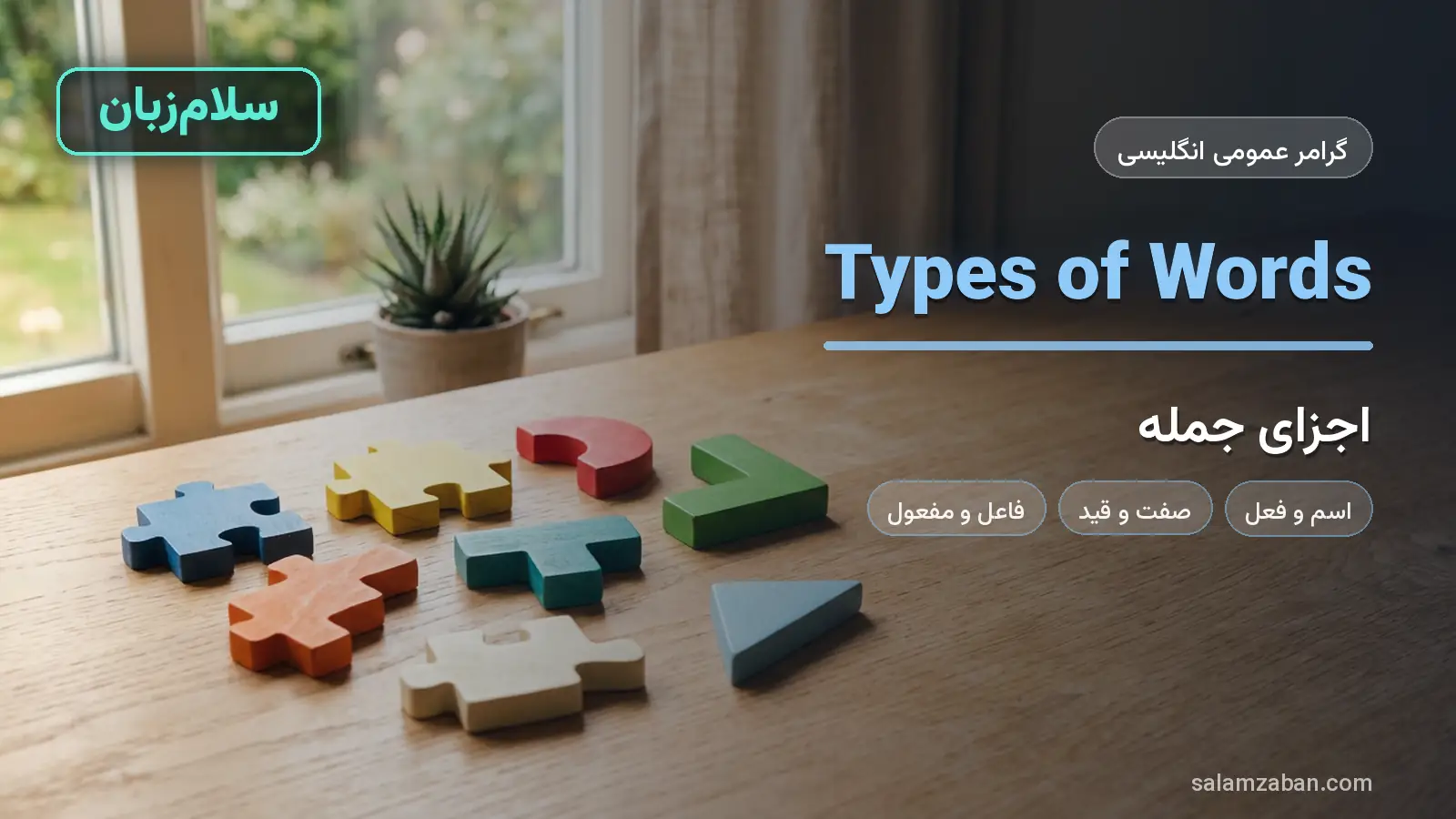 اجزای جمله در انگلیسی