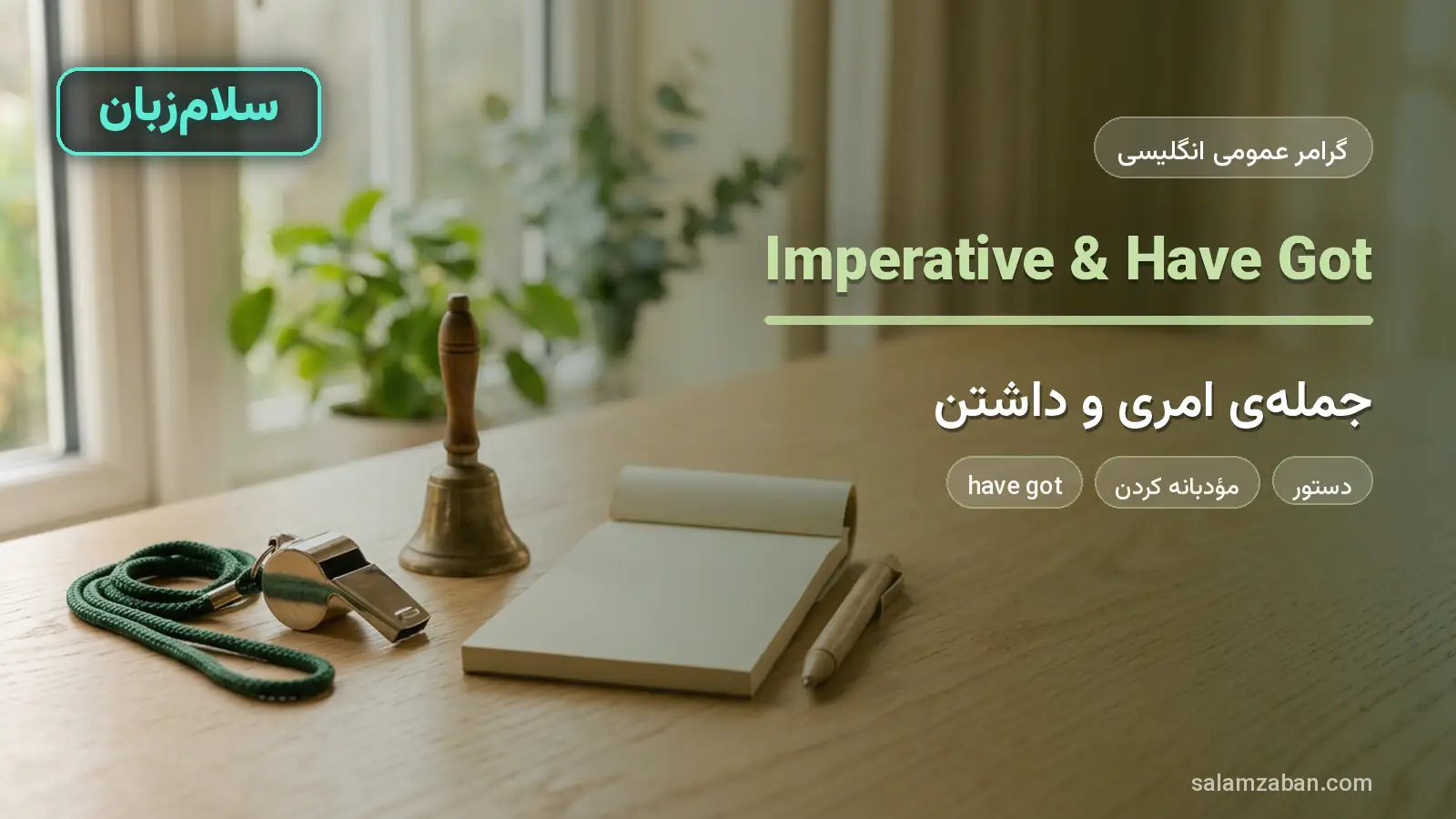 جملهی امری و have got