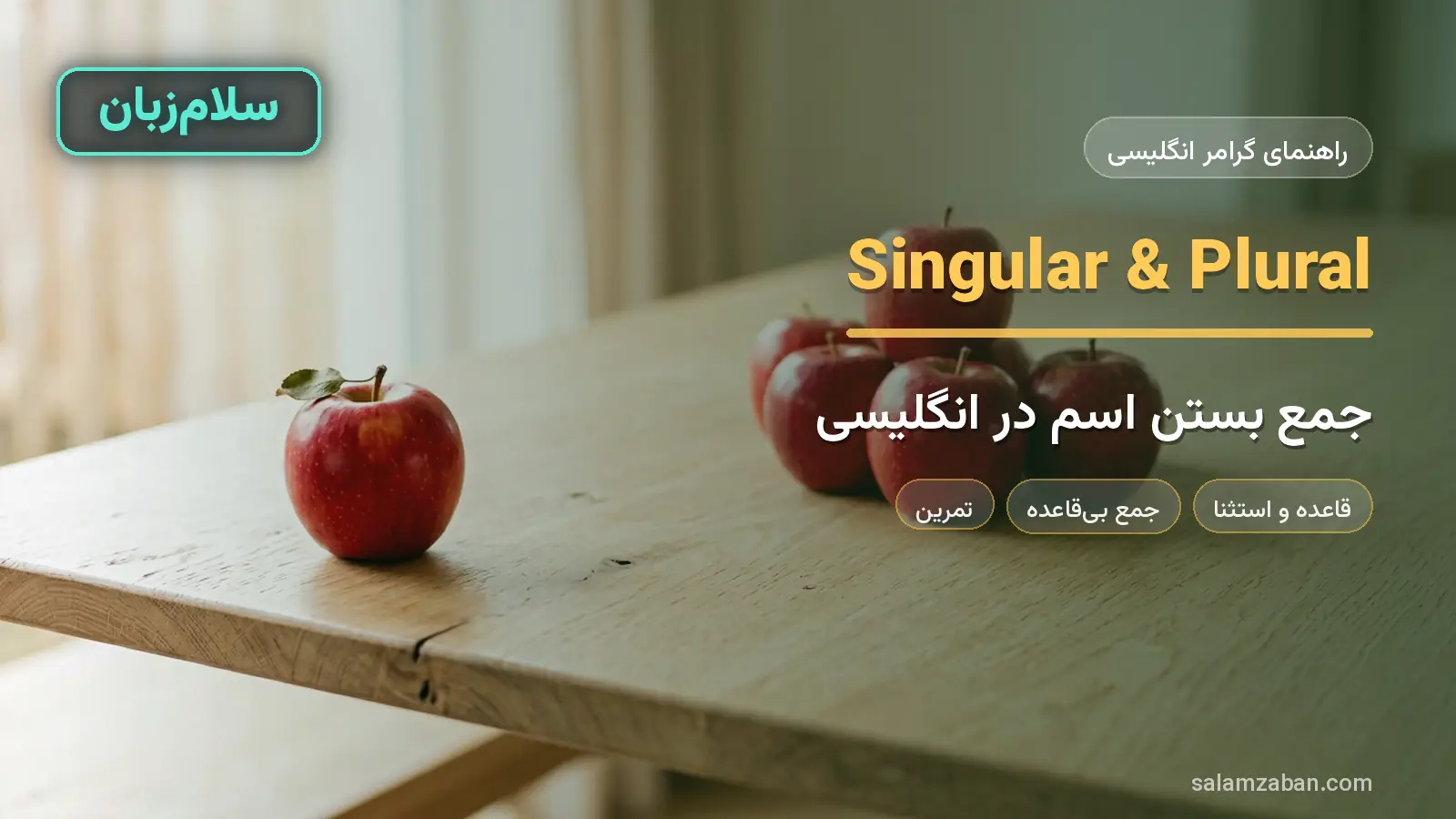 جمع بستن اسم