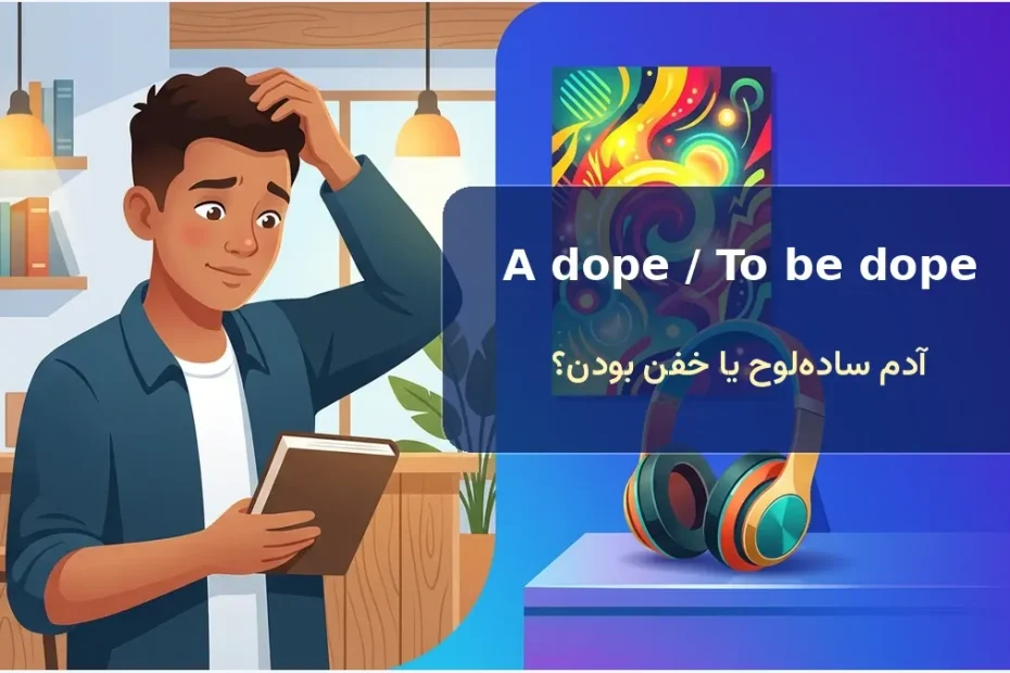 معنی A dope و To be dope در انگلیسی