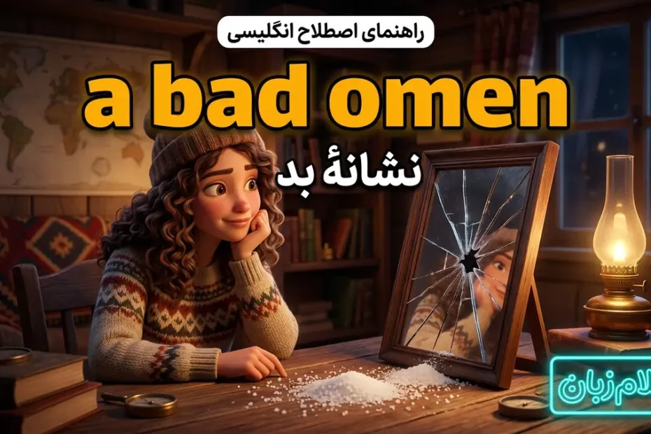 معنی a bad omen در انگلیسی؛ نشانهٔ بد