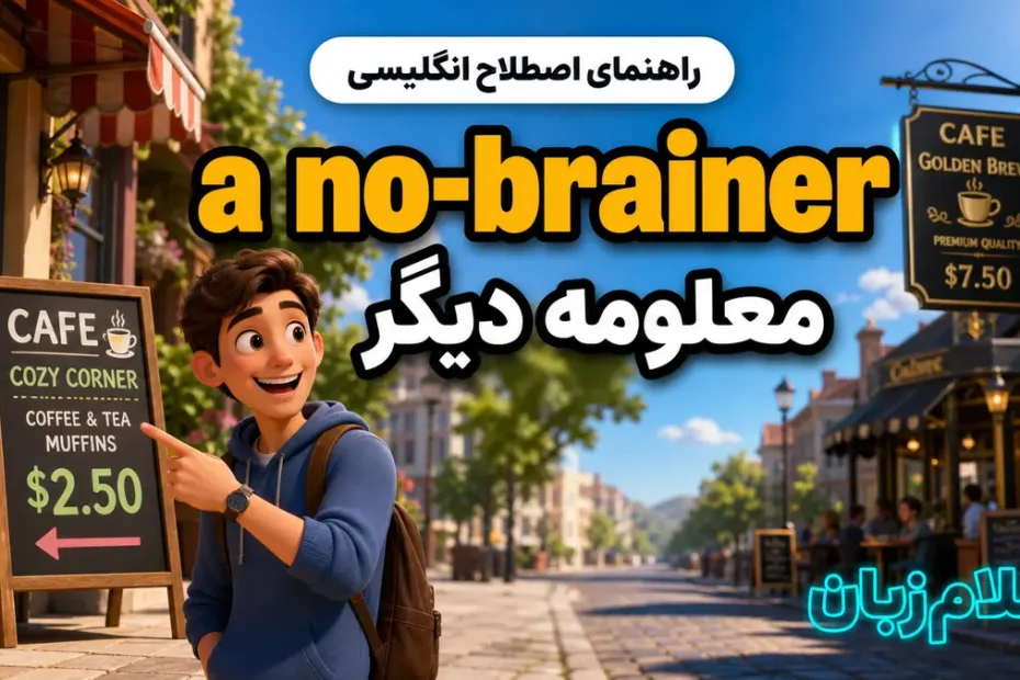 معنی a no-brainer؛ معلومه دیگر