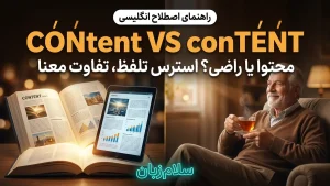 CONtent or conTENT معنی CONtent or conTENT