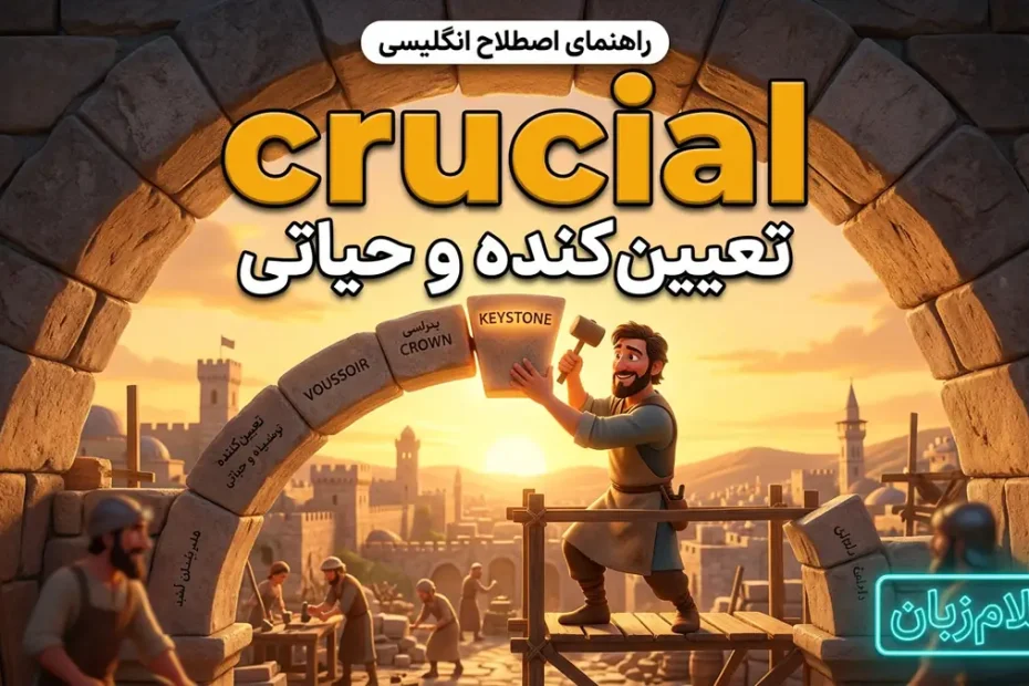 معنی crucial در انگلیسی؛ تعیین‌کننده و حیاتی