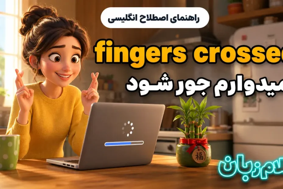 معنی fingers crossed؛ امیدوارم جور شود