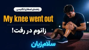 My knee went out معنی My knee went out
