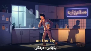 on the sly | on the slyپنهانی؛ دزدکی | on the slyپنهانی؛ دزدکی | on the slyپنهانی؛ دزدکی — on the slyپنهانی؛ دزدکی معنی on the sly | on the slyپنهانی؛ دزدکی | on the slyپنهانی؛ دزدکی | on the slyپنهانی؛ دزدکی | on the slyپنهانی؛ دزدکی
