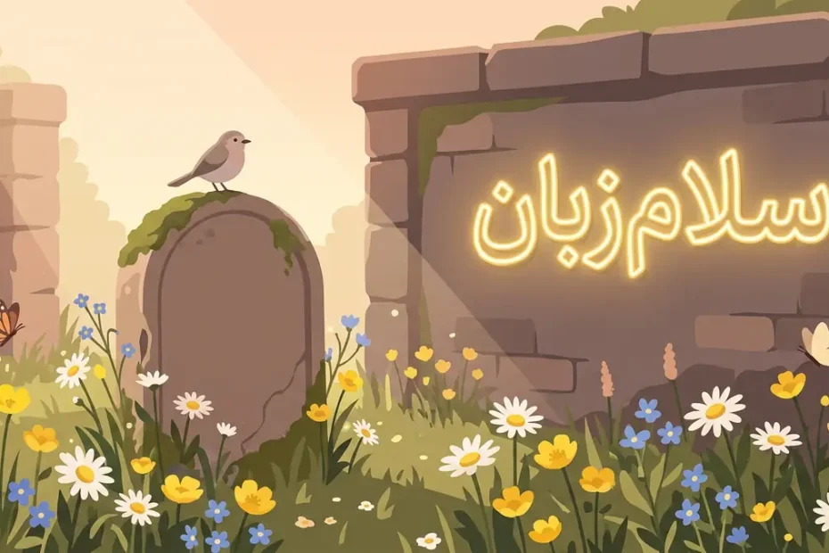 معنی rest in peace (R.I.P.) در انگلیسی؛ روحش شاد؛ در آرامش