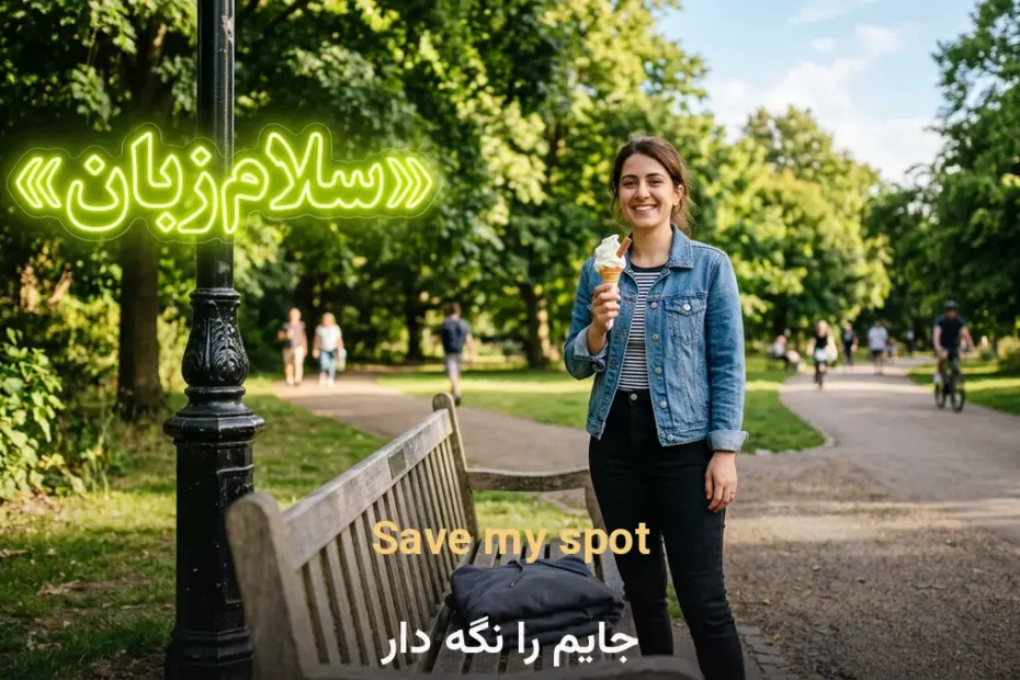 معنی Save my spot در انگلیسی؛ جایم را نگه دار