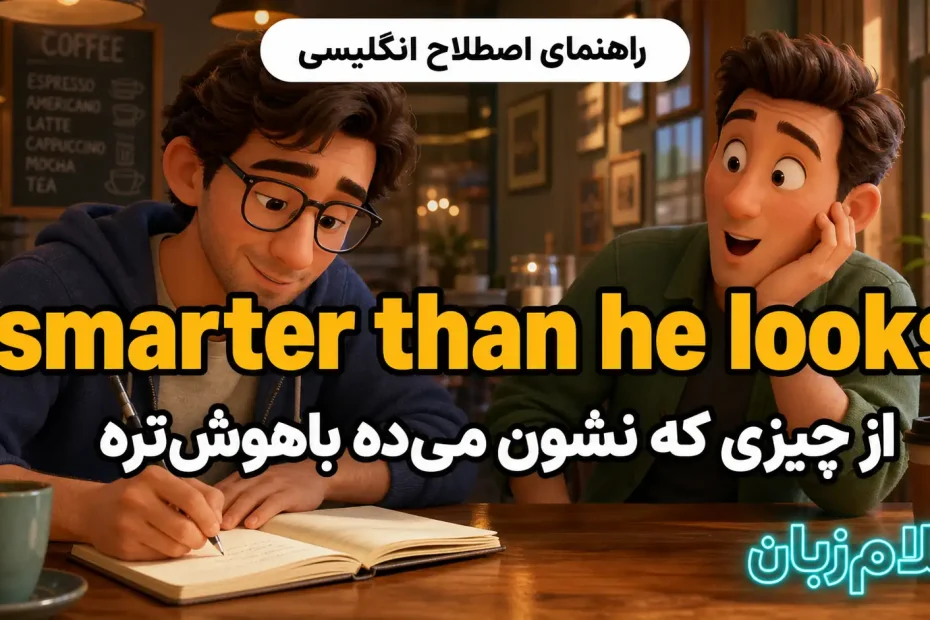 معنی smarter than he looks؛ از چیزی که نشون میده باهوشتره