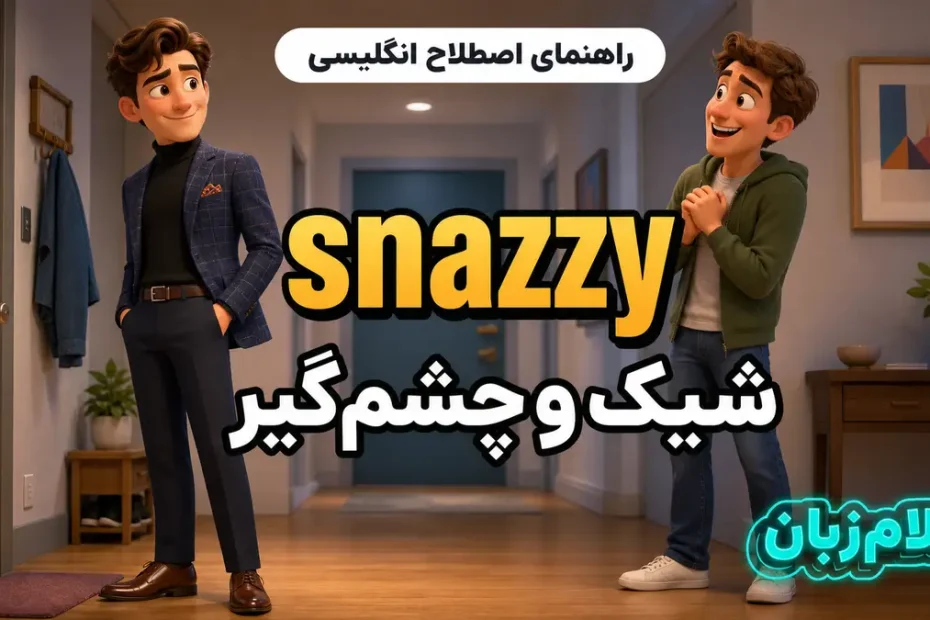 معنی snazzy؛ شیک و چشم‌گیر