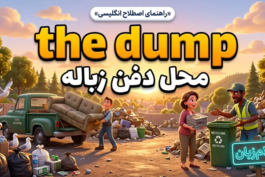 معنی اصطلاح the dump در انگلیسی؛ محل دفن زباله