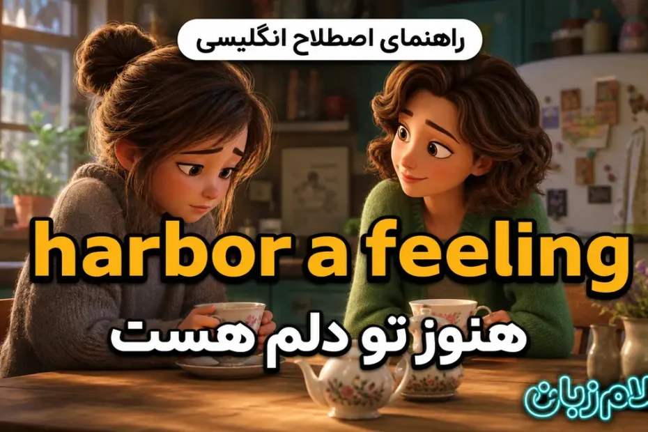 معنی harbor a feeling؛ هنوز تو دلم هست