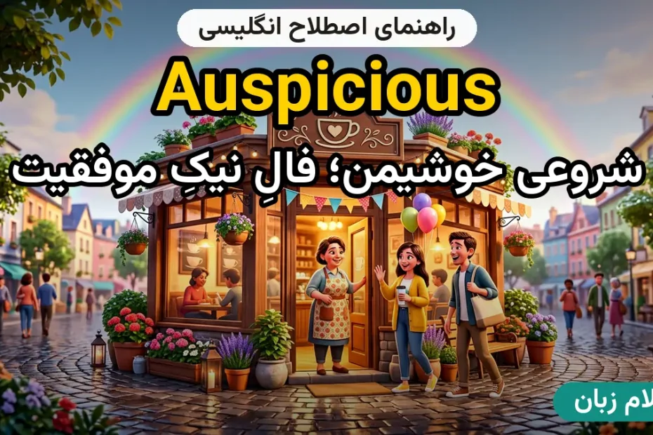 معنی auspicious؛ کاربرد و مثال
