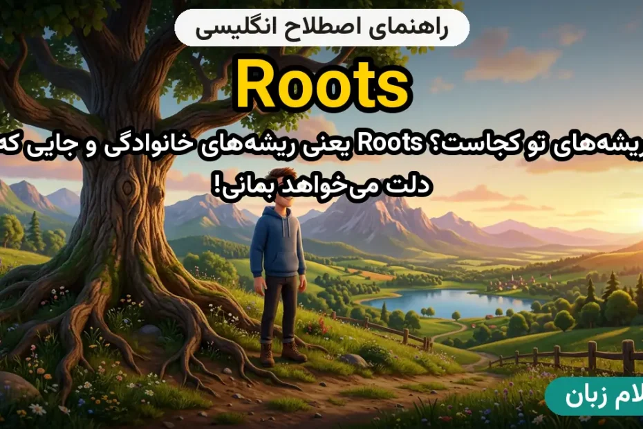 معنی roots؛ کاربرد و مثال