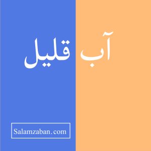 معنی آب قلیل