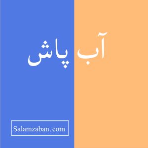 آب پاش معنی انگلیسی