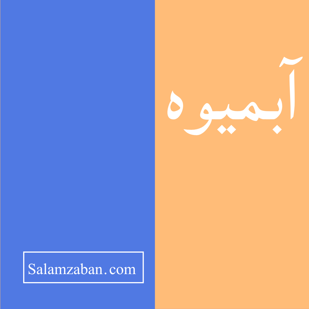 آبمیوه معنی انگلیسی